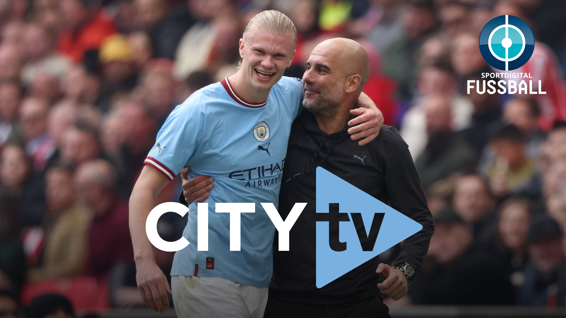 Haaland, De Bruyne & Co. - Manchester City TV ab sofort im Programm bei Sportdigital FUSSBALL!