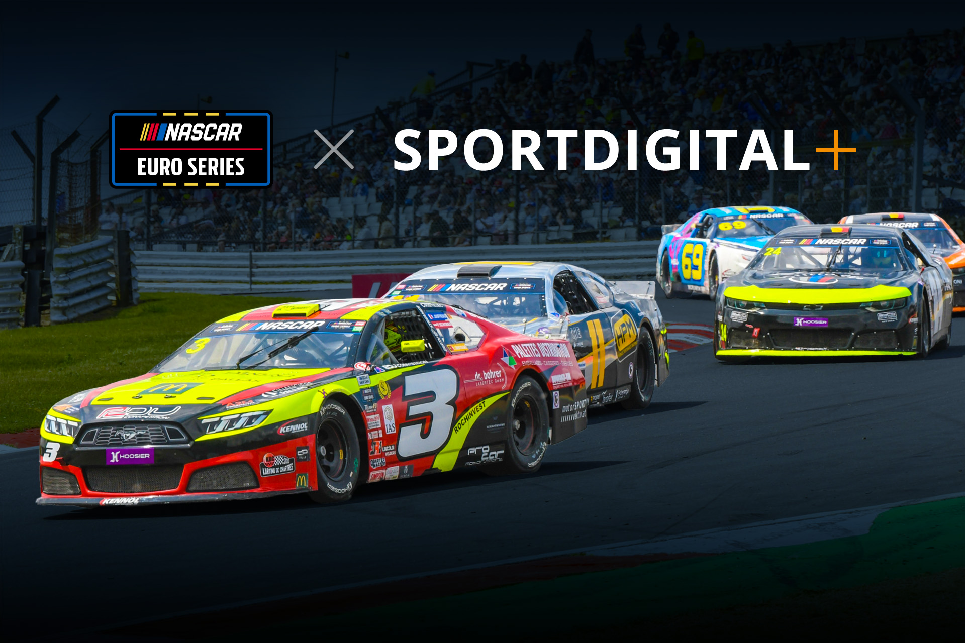 Die NASCAR Euro Series baut ihre Präsenz in Deutschland, der Schweiz und Österreich durch eine wegweisende TV-Partnerschaft mit SPORTDIGITAL aus