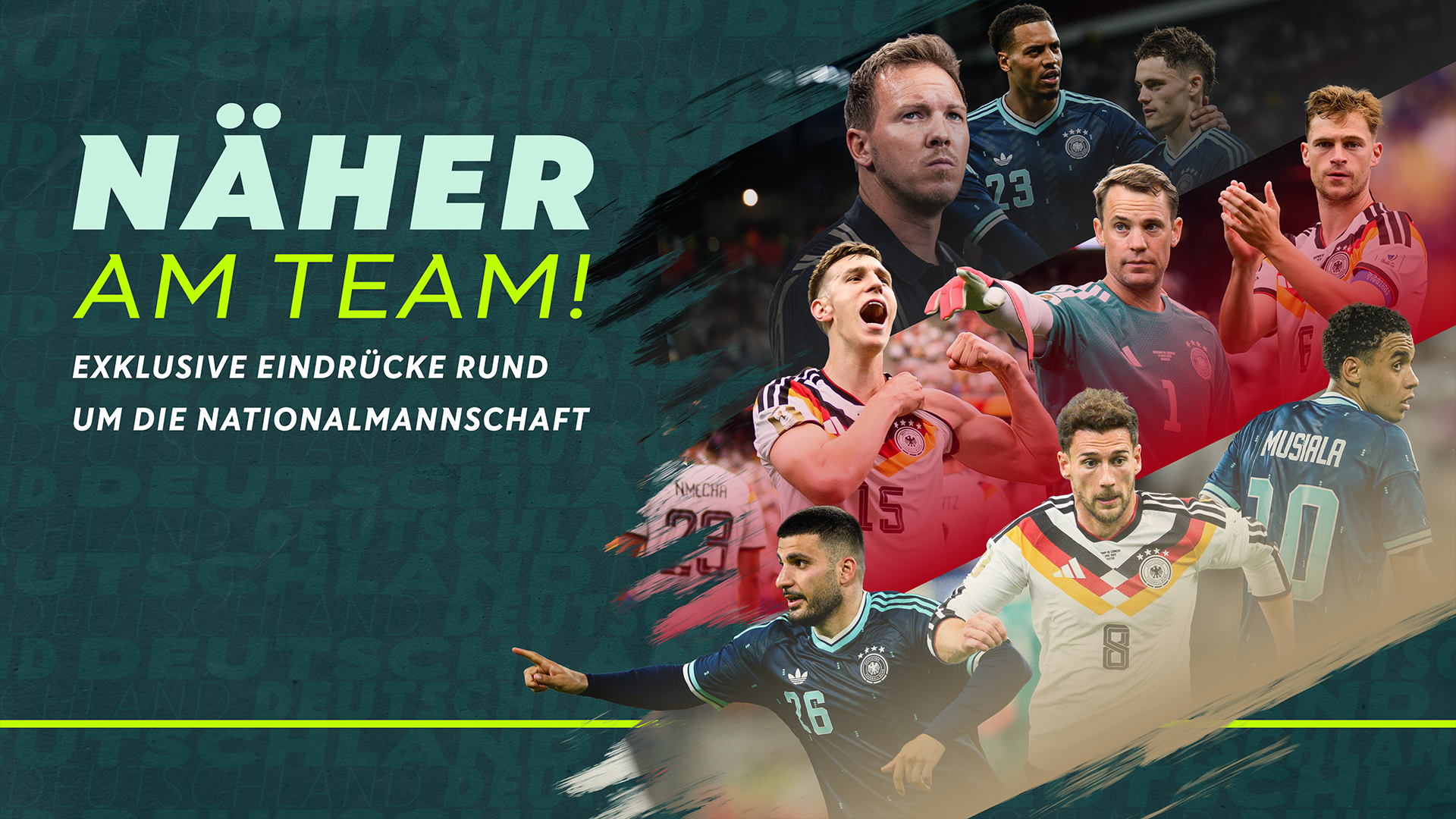 Let‘s go! DFB.TV berichtet hautnah rund um die deutsche Mannschaft bei der FIFA Fußball-WM 2026